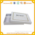 Trade Assurance Customized Gold Color Logo Small White Paper Box